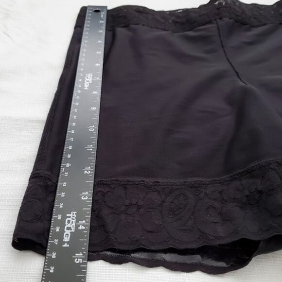 Padded Butt Lifter Shaper Shorts Lace Trim Booty Enhancer Underwear Black Sz S - Picture 7 of 9